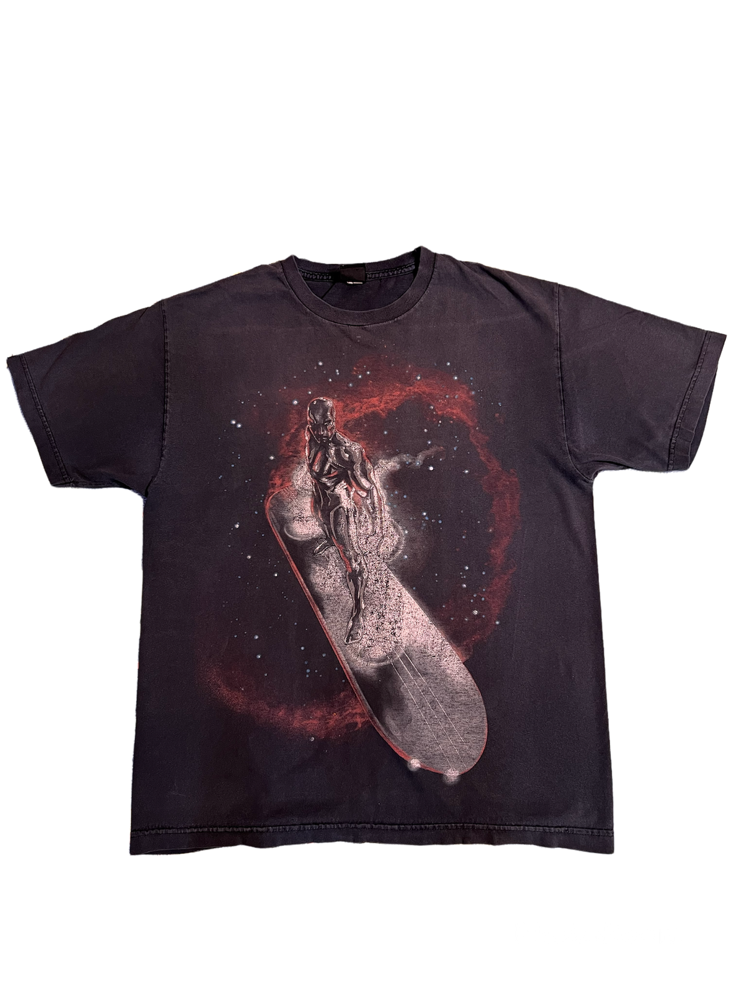Silver Surfer T-shirt size large Marvel Mad Engine tag