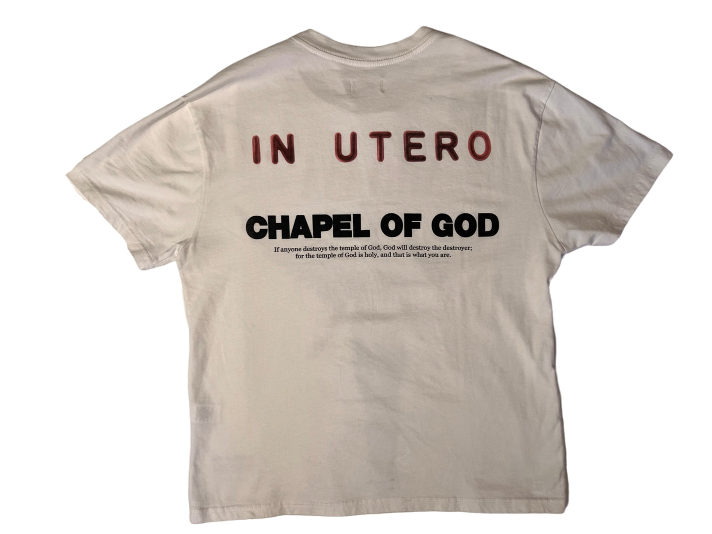 Nirvana in Utero Fear of God x Chapel of God collab size L