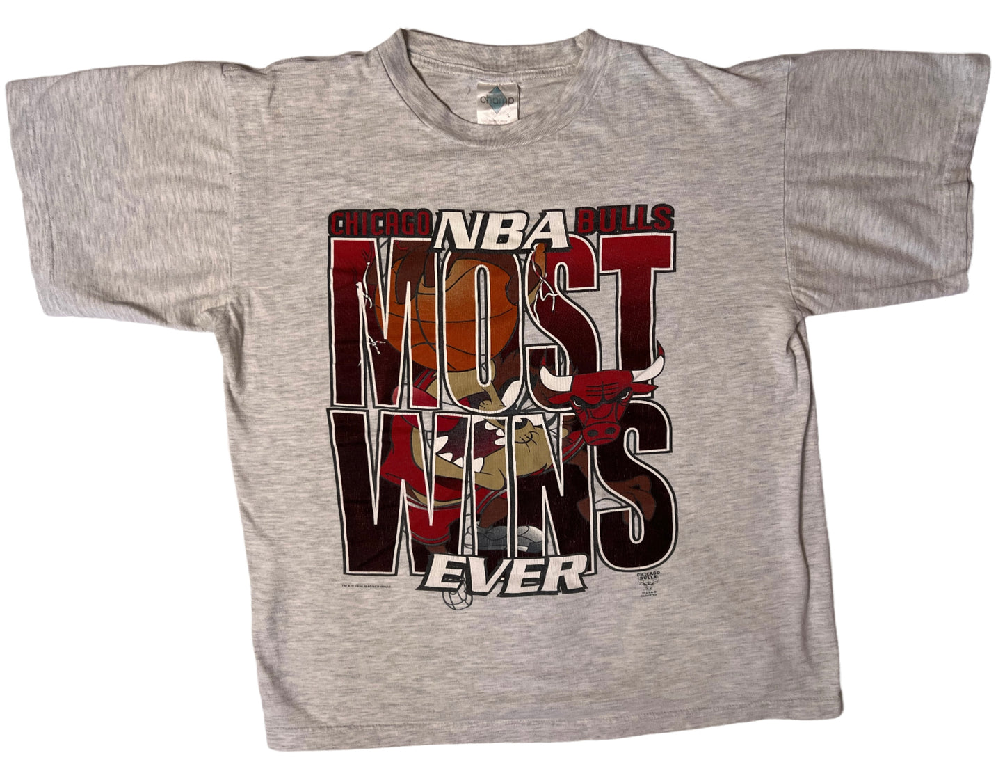 Taz Chicago Bulls Most Wins Ever Vintage Shirt