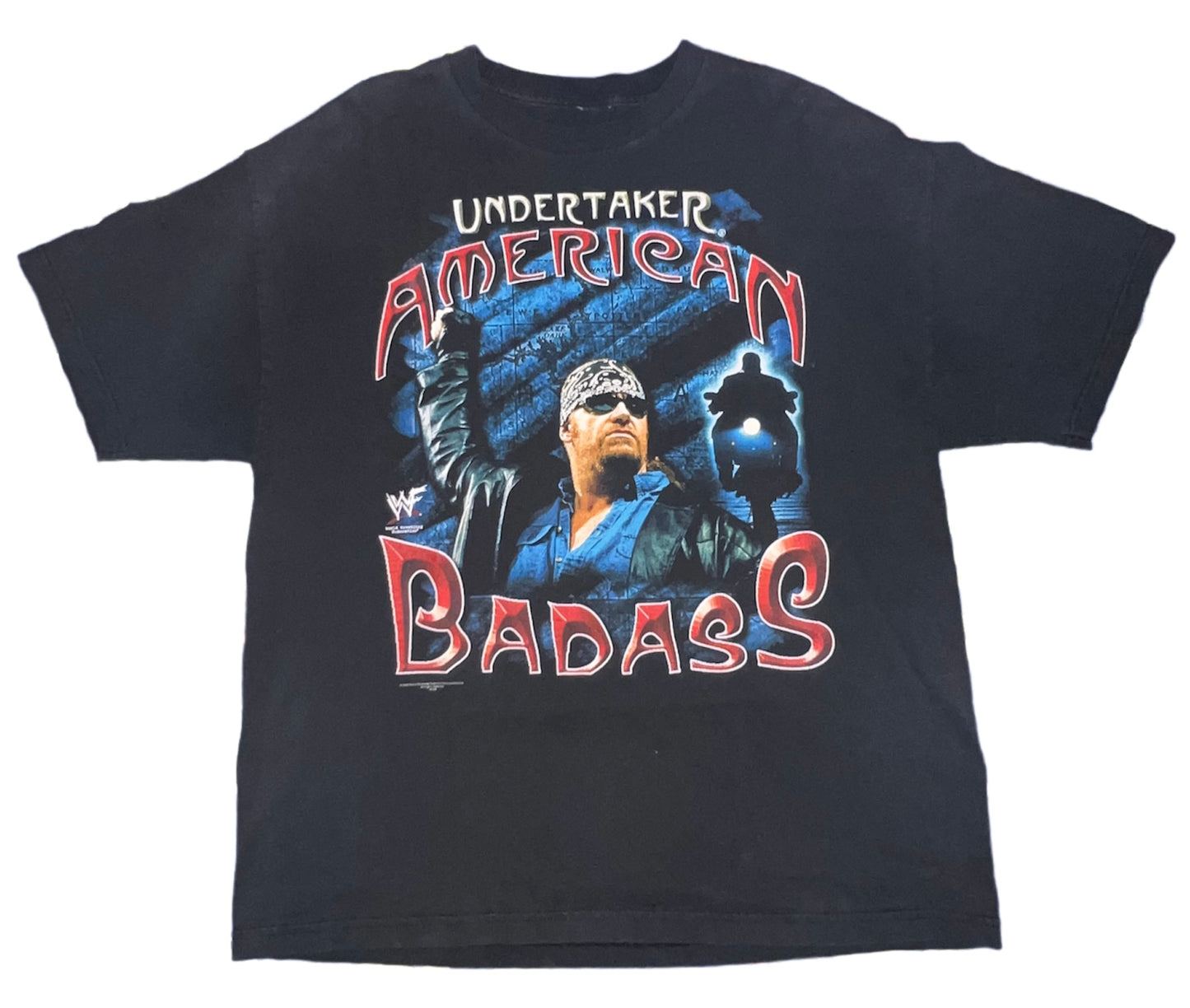 Undertaker American Badass 2000 WWF shirt