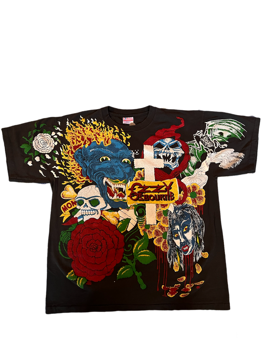 Ozzy Osbourne "Tattoos" T-shirt Reprint size XL