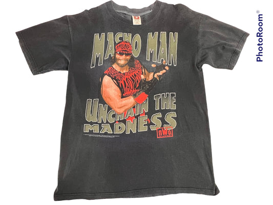 Macho Man Red and Black NWO size Large