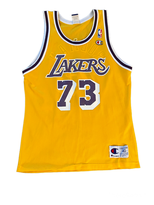 Dennis Rodman Laker Champion Jersey size 40