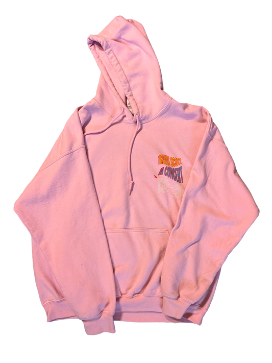 Travis Scott In concert pink hoodie size Large