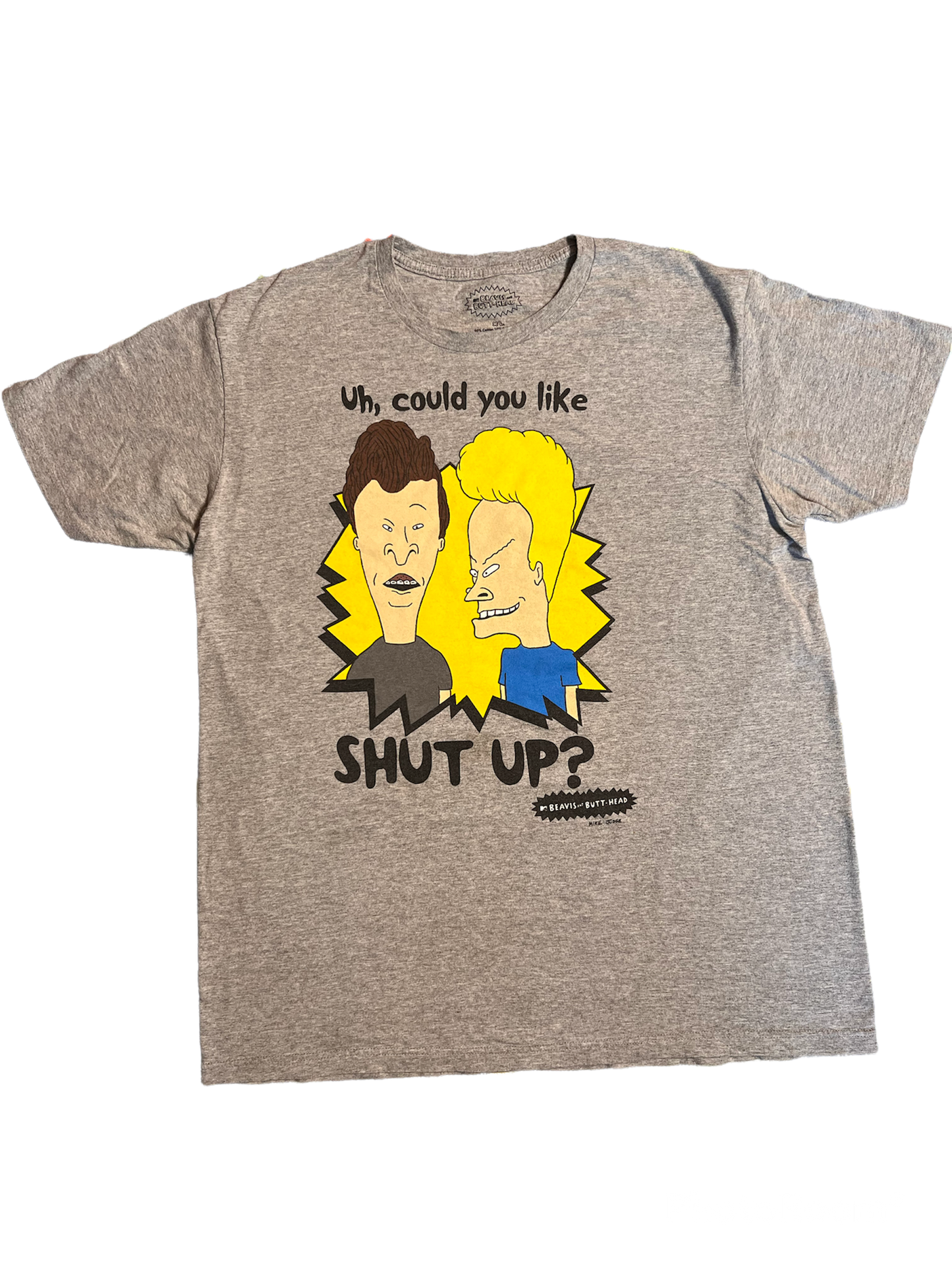 2k Beavis and Butthead Shut Up? T-shirt size XL