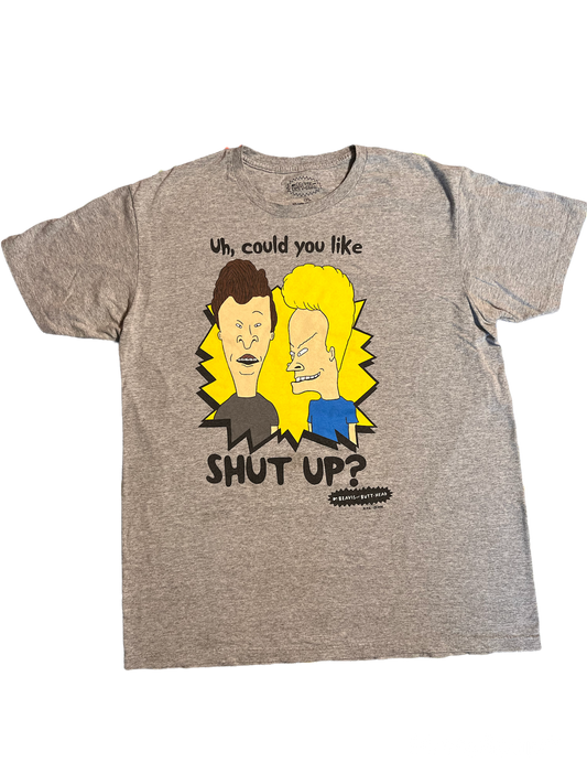 2k Beavis and Butthead Shut Up? T-shirt size XL