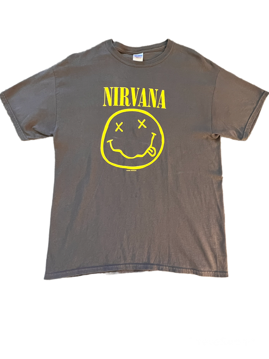 Nirvana Smiley 1992 Vintage Shirt