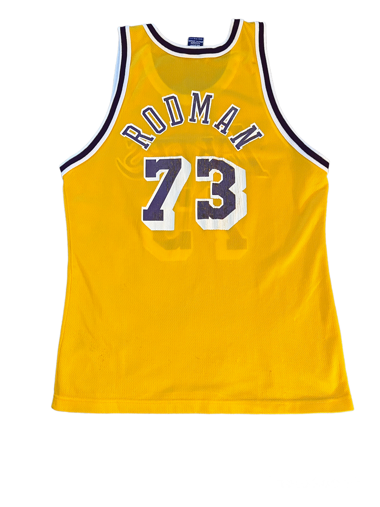 Dennis Rodman Laker Champion Jersey size 40