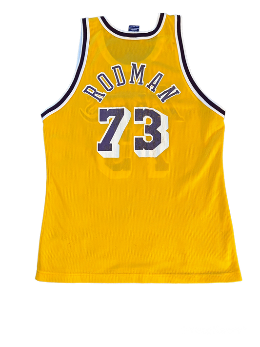 Dennis Rodman Laker Champion Jersey size 40