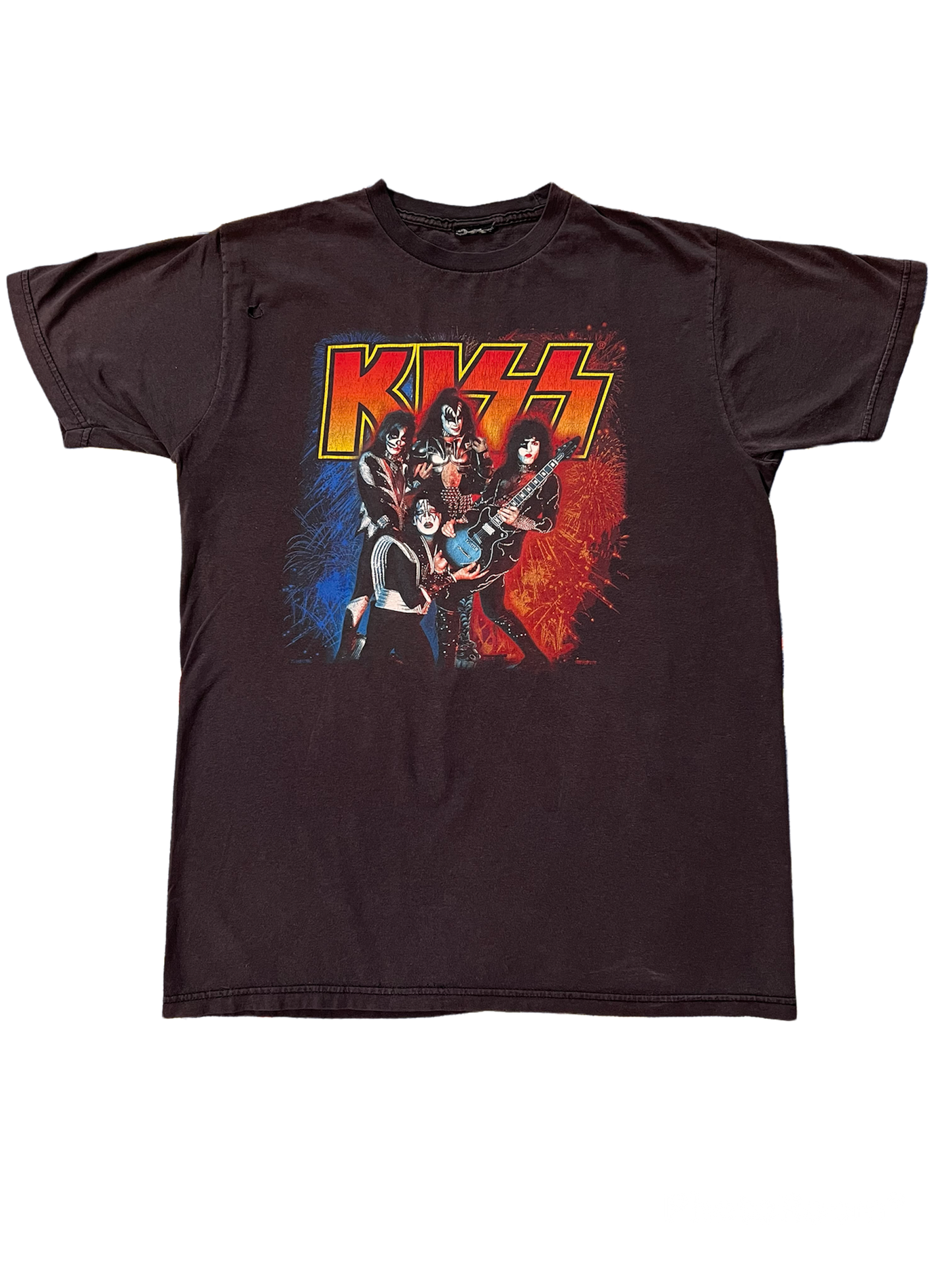 Vintage KISS 1976 Tour shirt size large (cut tag)