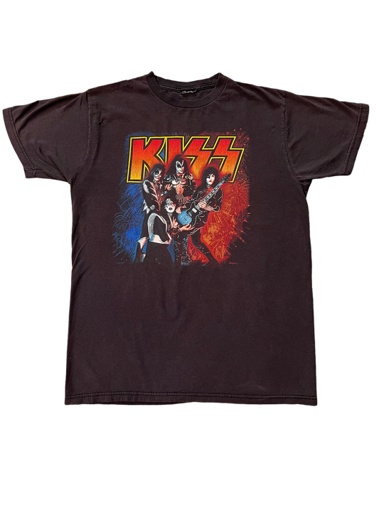 Vintage KISS 1976 Tour shirt size large (cut tag)