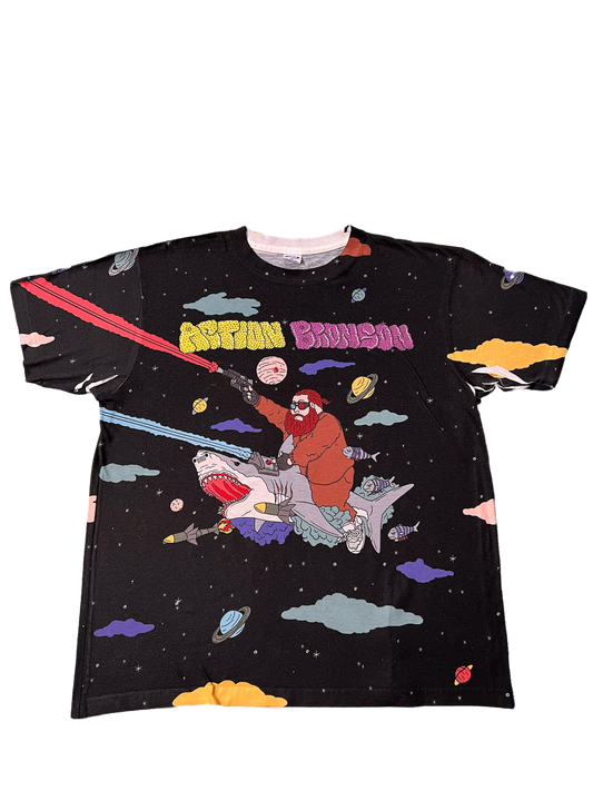 Action Bronson Outer-space Shark T-shirt size xlarge