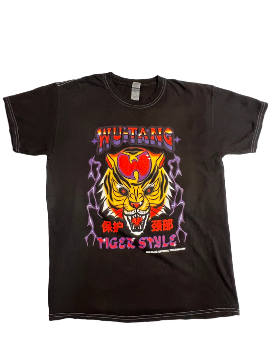 Bootleg reprint Wu-Tang Clan Tiger Style T-shirt size large