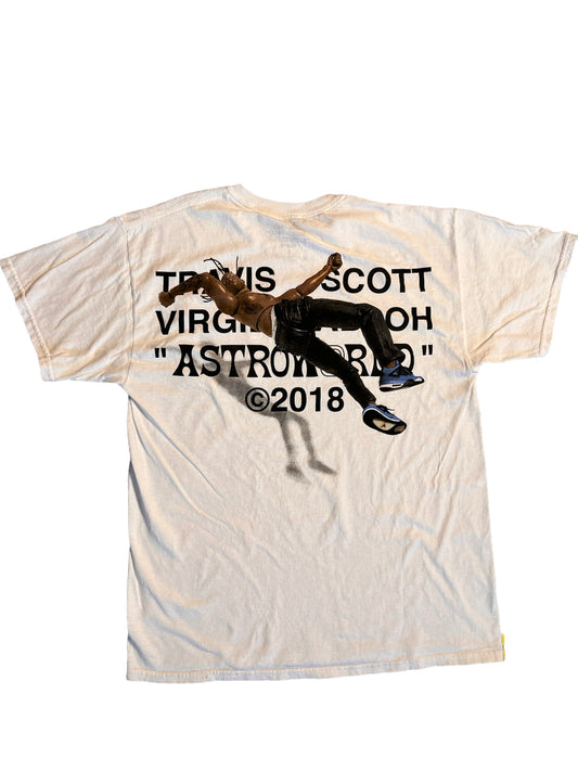 Travis Scott Astroworld Virgil Abloh pocket T-shirt size Large