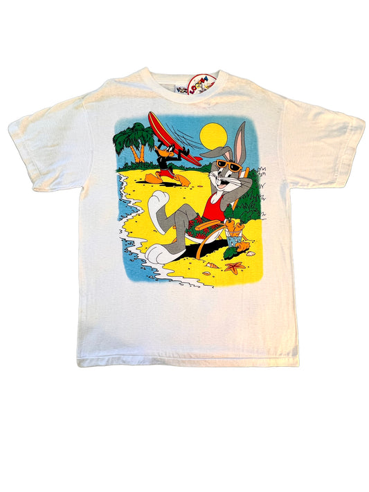 Vintage 90’s Looney Tunes Beach T-shirt size X-Large