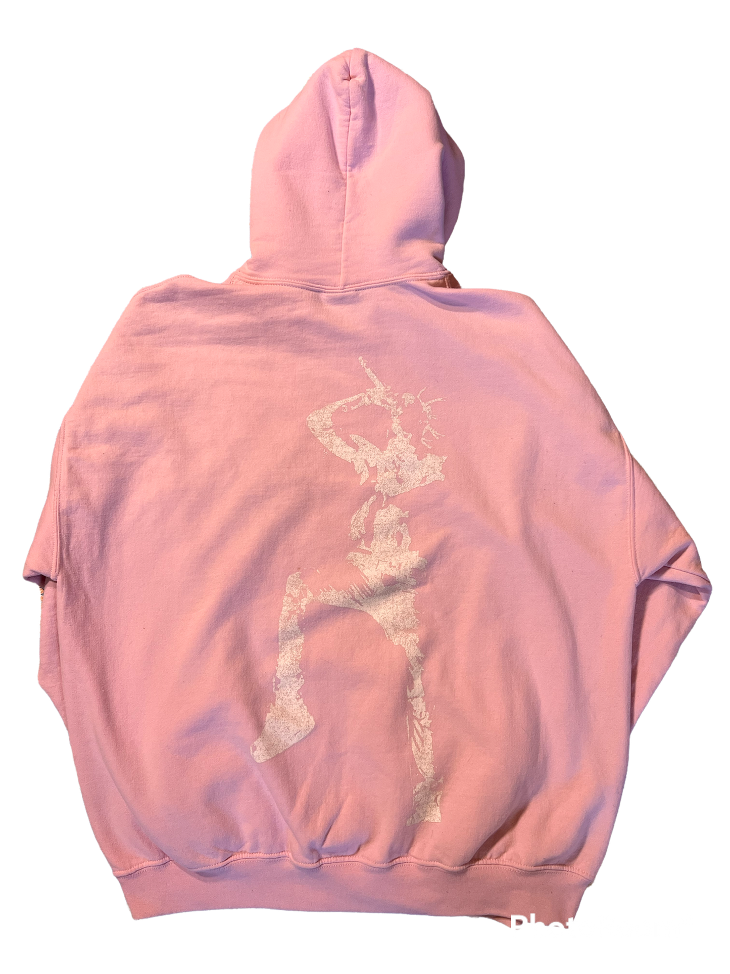 Large top pink hoodie